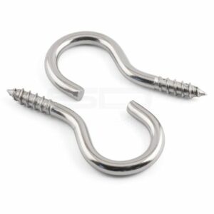 Woodscrew M Cup Hook - Marine Stainless Steel A4 (316)