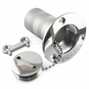 Deck Filler With Key - Stainless Steel A4 (316)