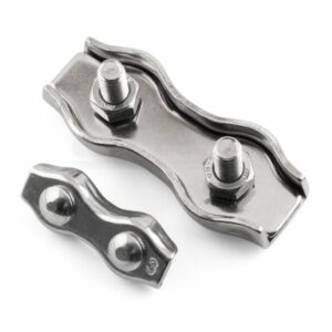 Duplex Wire Rope Grips - A4 Stainless Steel