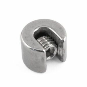 Wire Rope End Stopper with 1 Grub Screw - A4 Stainless Steel