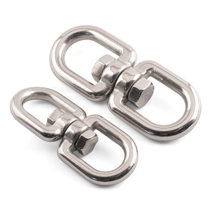 5mm Eye and Eye Swivels - Marine Grade Stainless Steel A4 (316)