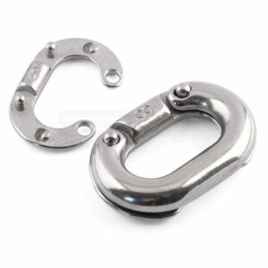 Split Connecting Chain Links - Marine A4 Stainless Steel