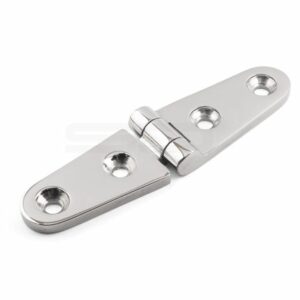 Strap Hinge - 2 Holes - Stainless Steel A4