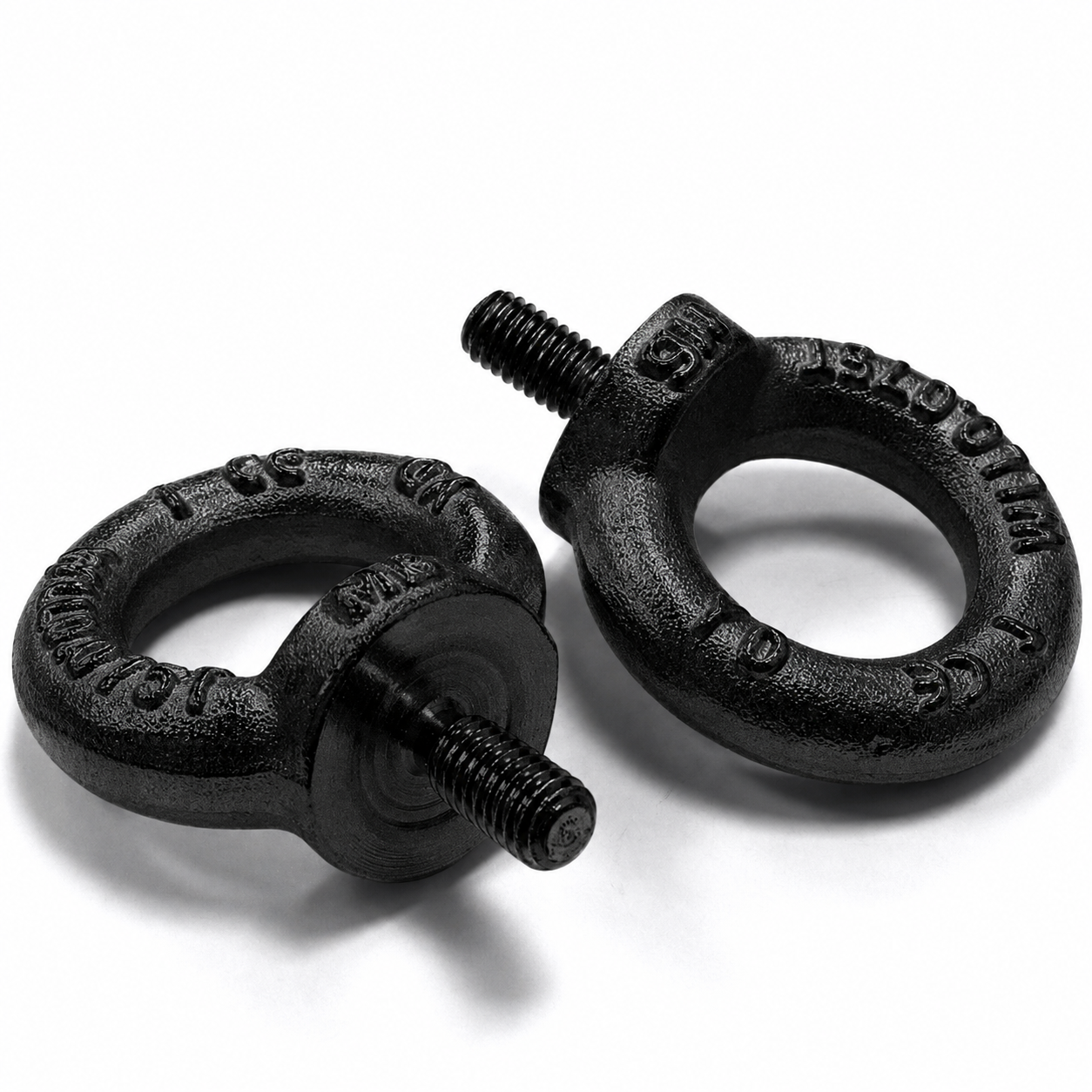 M10 Lifting Eye Bolt with CE marking DIN 580 Steel C15E Black Passivated plated Forged