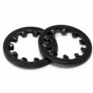 Internal Tooth Lock Washers - BLACK Stainless Steel A2 DIN 6797J