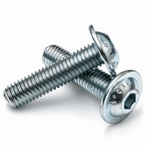 M4 Socket Button Flange Head Screws – Zinc Plated