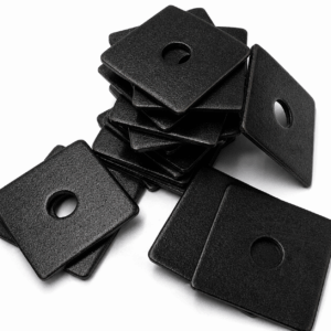 Square Plate Washers - BLACK Stainless Steel A2/A4
