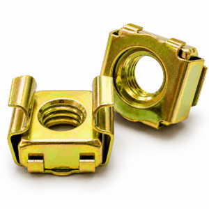 Cage Nuts - Yellow Zinc Plated