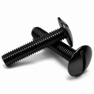 M3 Slotted Mushroom Head Roofing Bolts Only - BLACK Stainless Steel