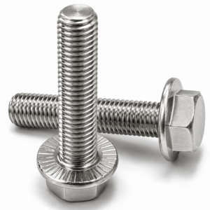 M4 Hexagon Head Serrated Flange Bolts - Metric Stainless Steel A2