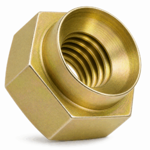 Hexagon Hank Rivet Bushes - Yellow Passivated